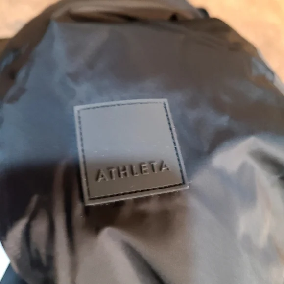 Athleta Sateen Bomber Jacket Coat NWT XL TALL - Picture 4 of 7